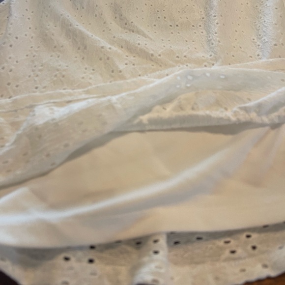 White eyelet skirt NWT size L - Picture 7 of 10